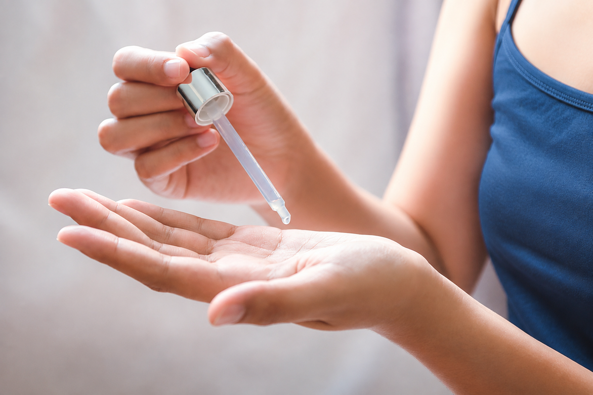 Niacinamide serum and sunscreen benefits for oily skin in India oil control, pore appearance, and skin barrier support