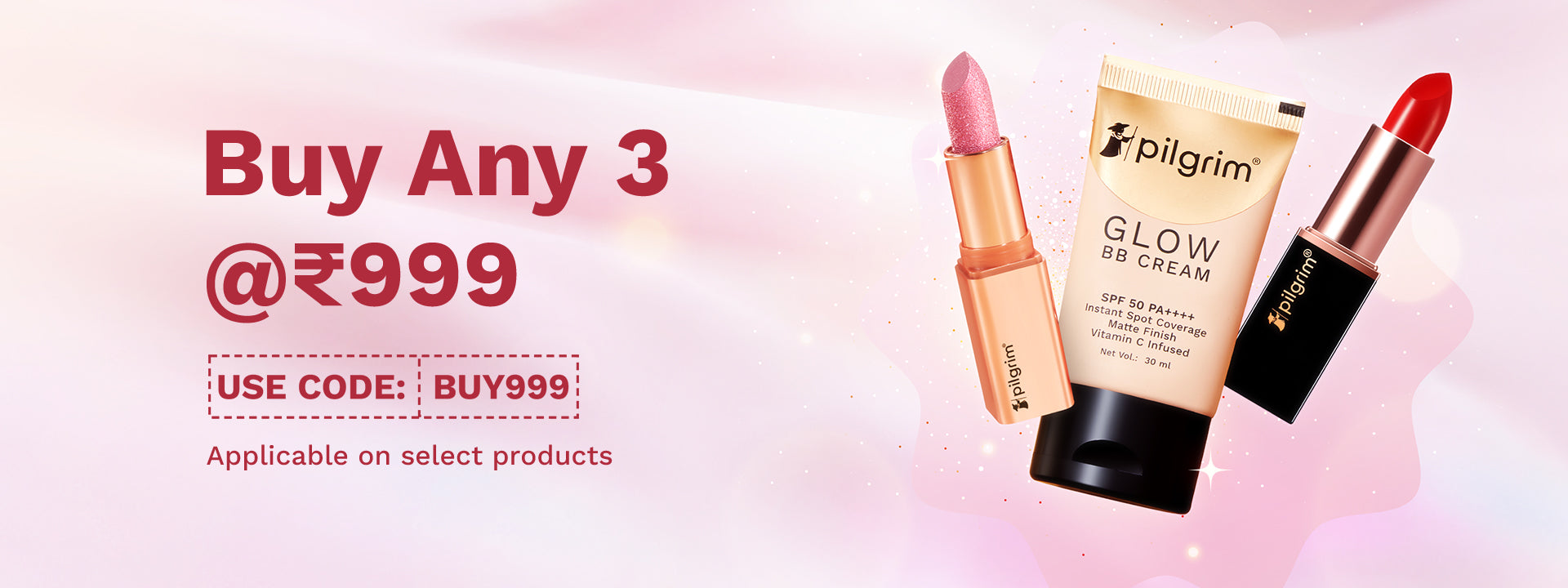 Makeup Buy 3 at ₹999