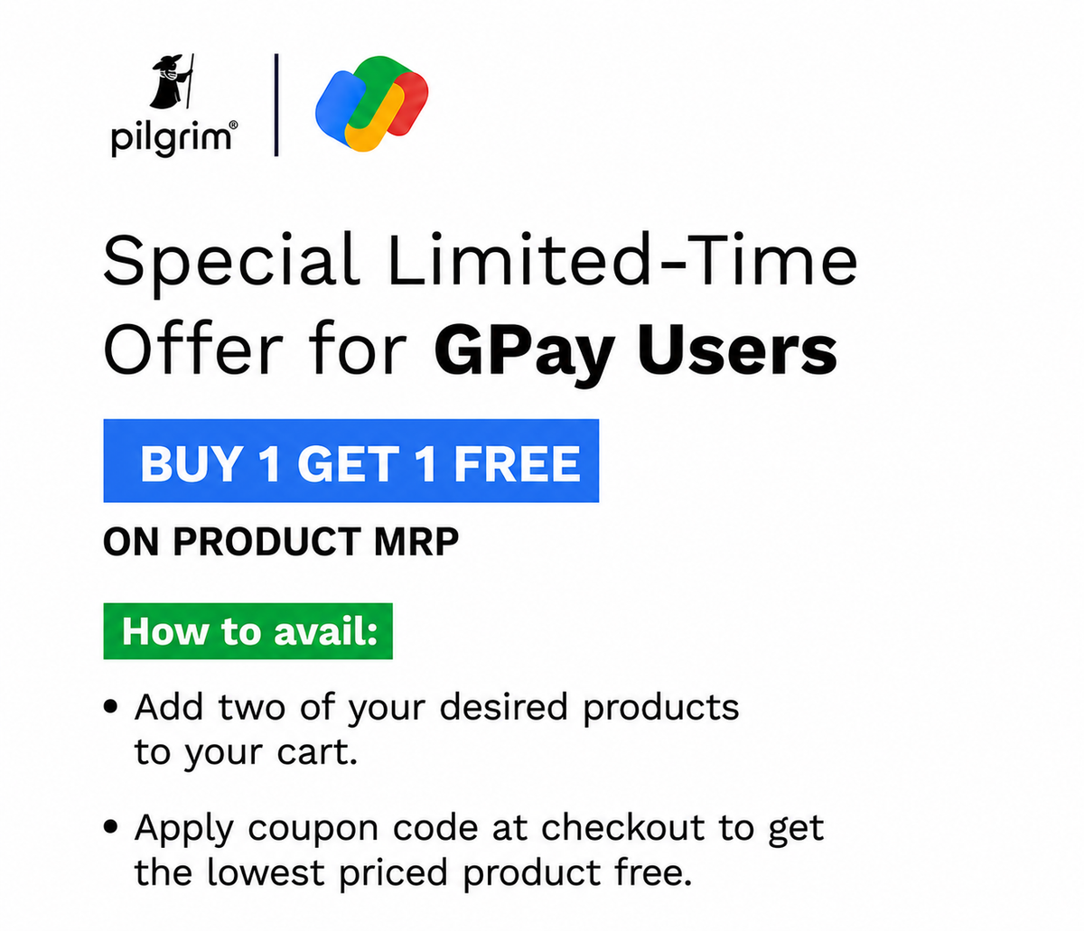Gpay - BOGO on MRP