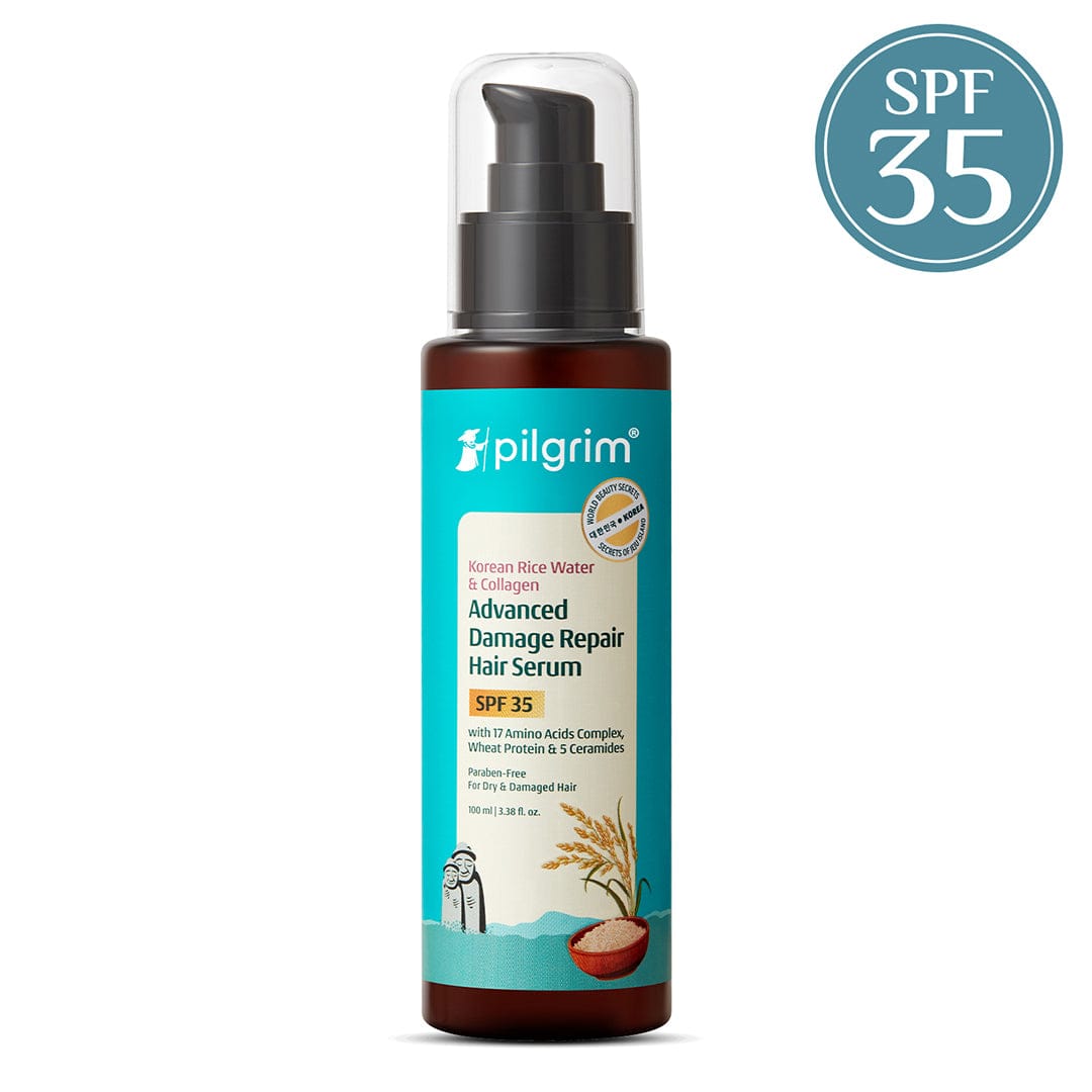 Korean Rice Water & Collagen Advanced Damage Repair Hair Serum SPF 35