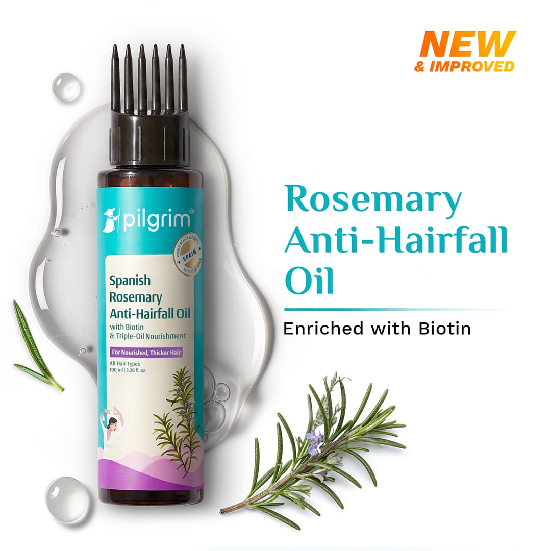 Spanish Rosemary Anti-Hairfall Oil with Biotin & Triple-Oil Nourishment
