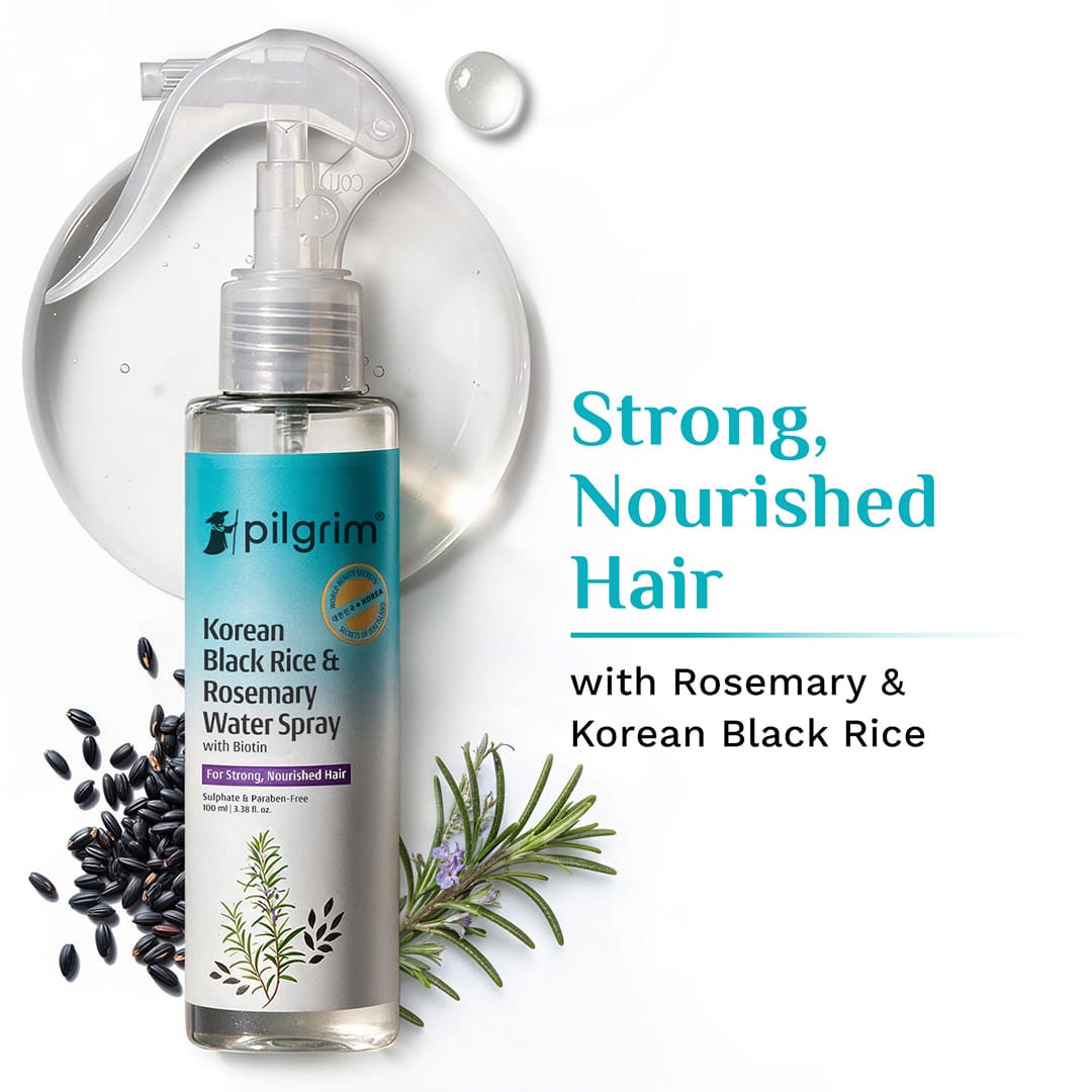 Korean Black Rice and Rosemary Water Spray With Biotin