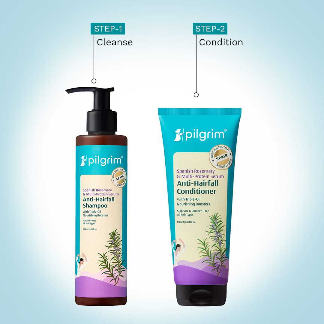 Spanish Rosemary & Biotin Anti-Hairfall Shampoo & Conditioner Combo