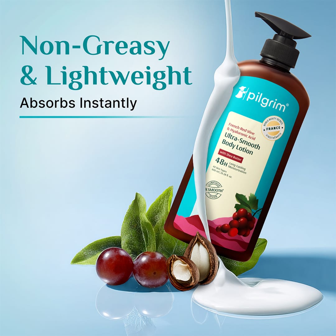 French Red Vine & Hyaluronic Acid Ultra-Smooth Body Lotion - 600ml
