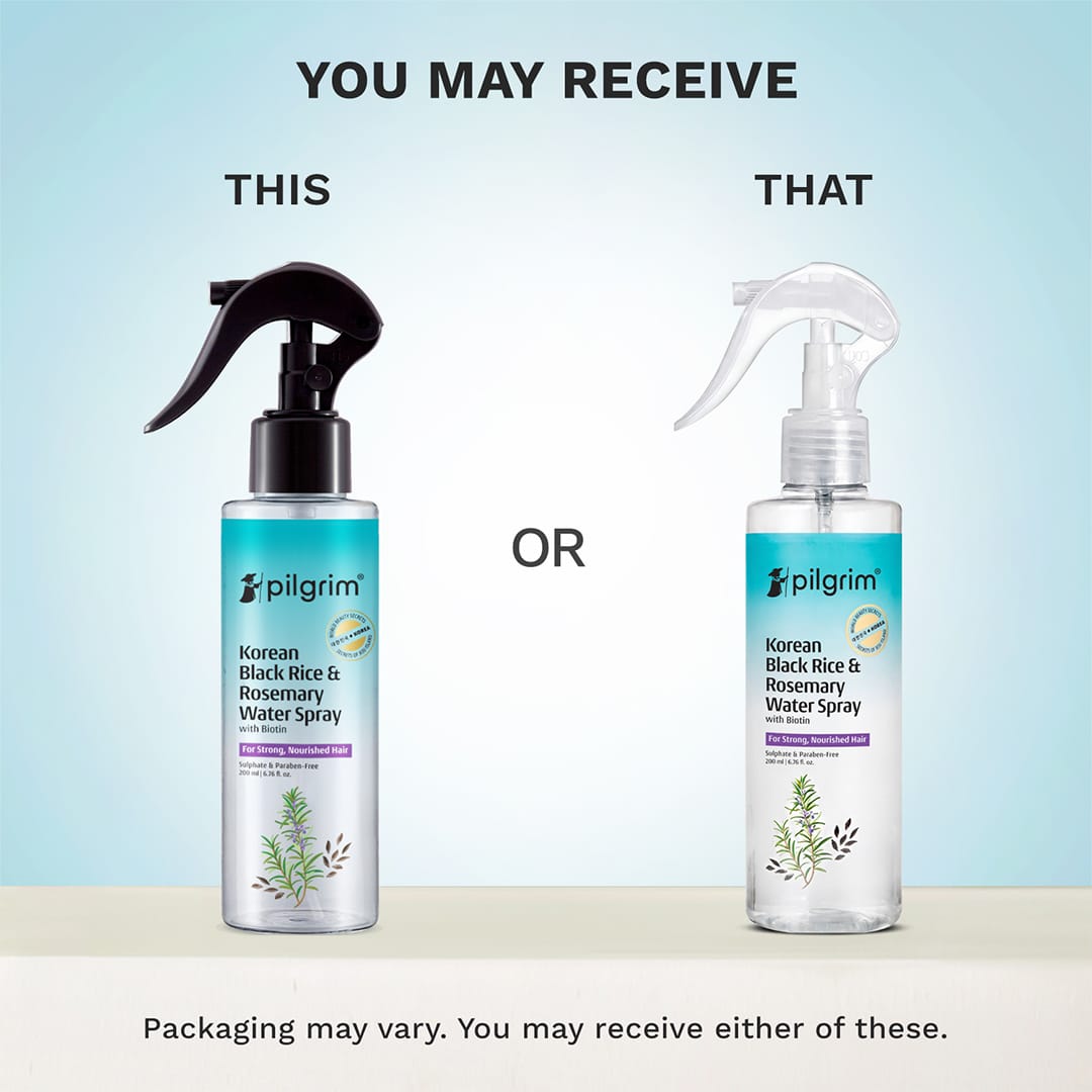 Korean Black Rice and Rosemary Water Spray With Biotin - 200ml
