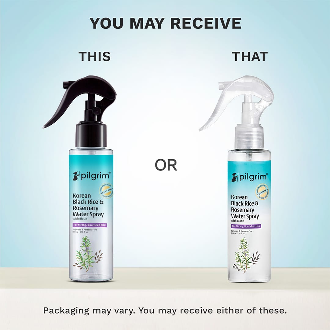 Korean Black Rice and Rosemary Water Spray With Biotin