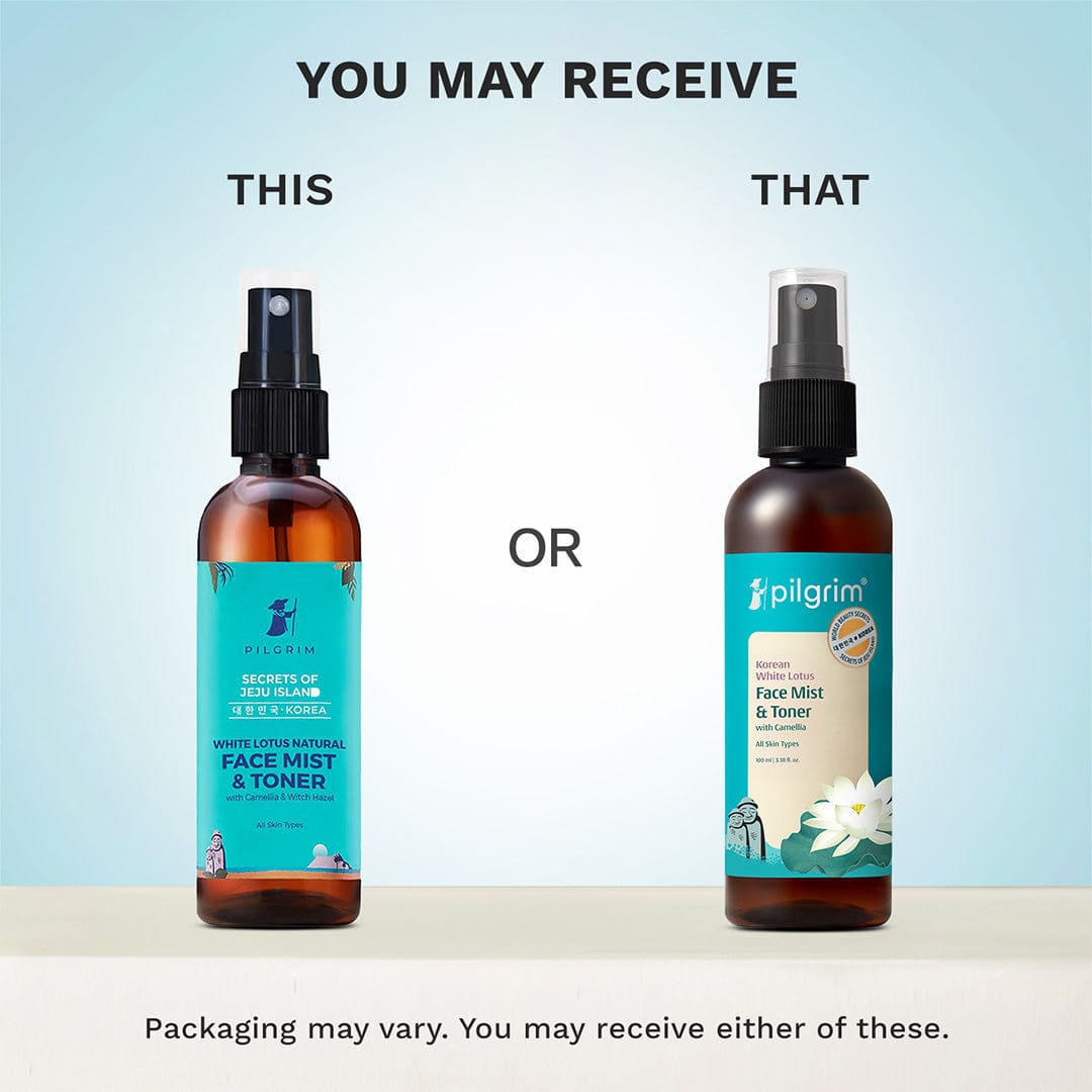 White Lotus Natural Face Mist & Toner with Camellia & Witch Hazel