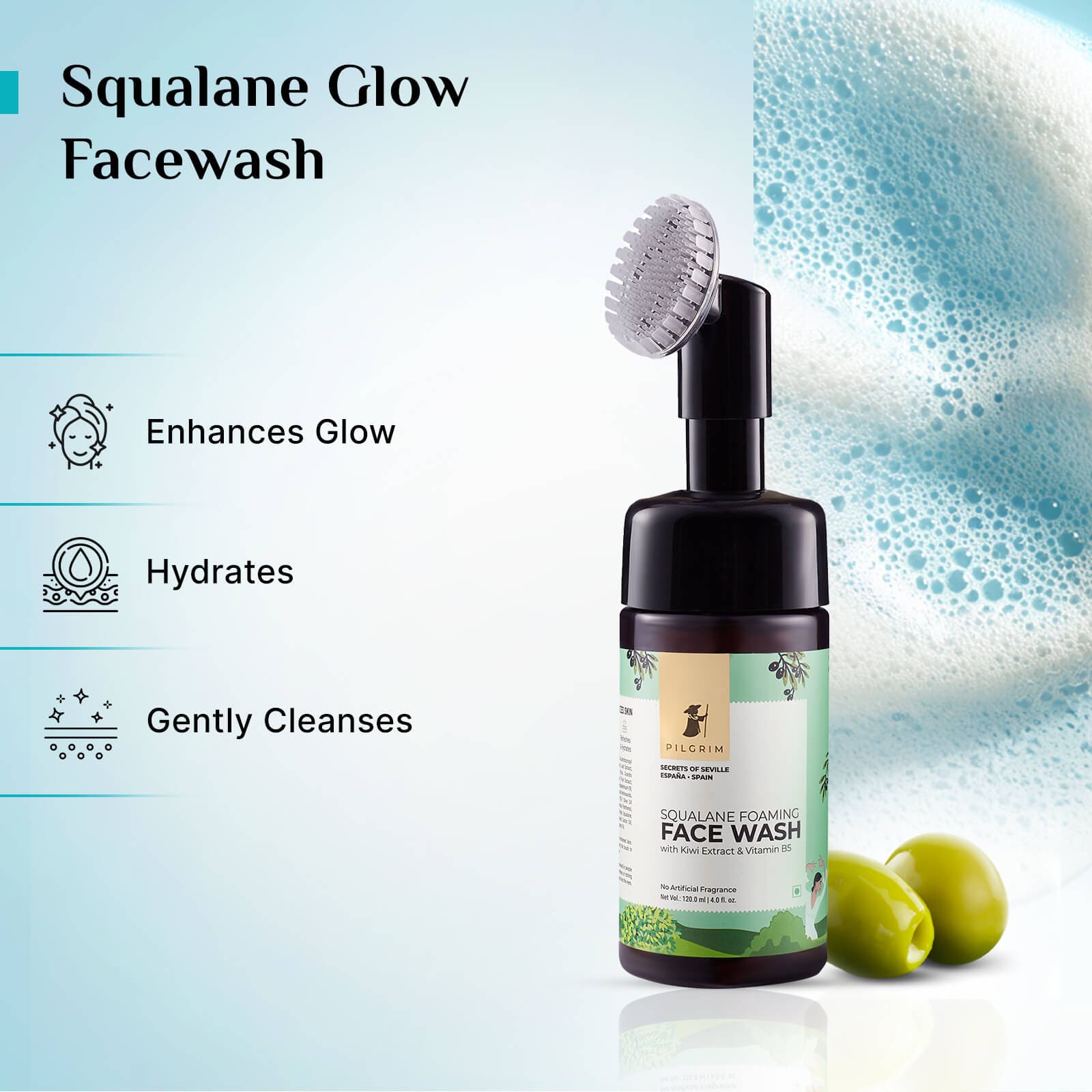 Squalane Glow Moisturizer & Face Wash Combo