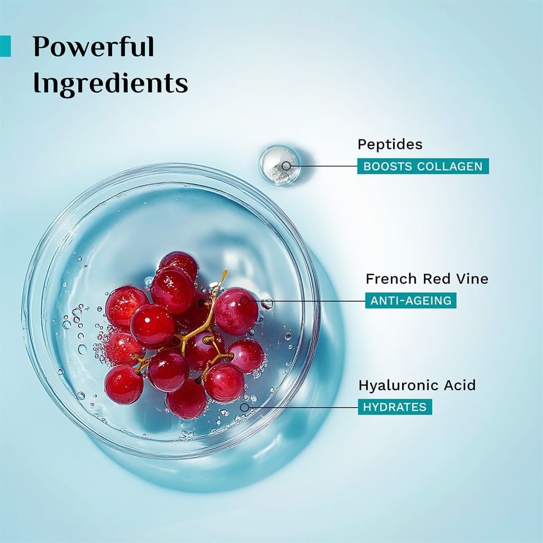 Red Vine Face Serum for Anti-Ageing!