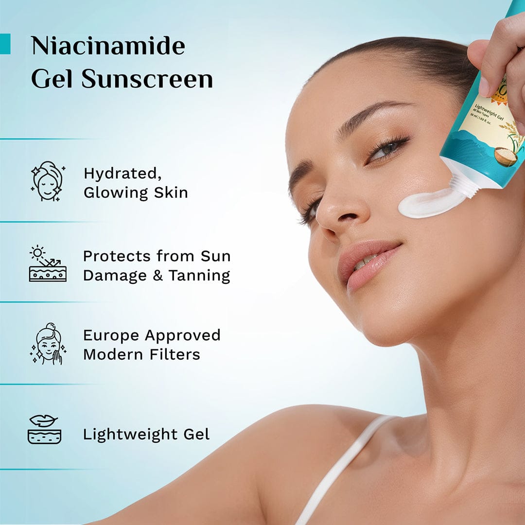 5% Niacinamide Hydra Glow Gel Sunscreen SPF 50+ PA++++