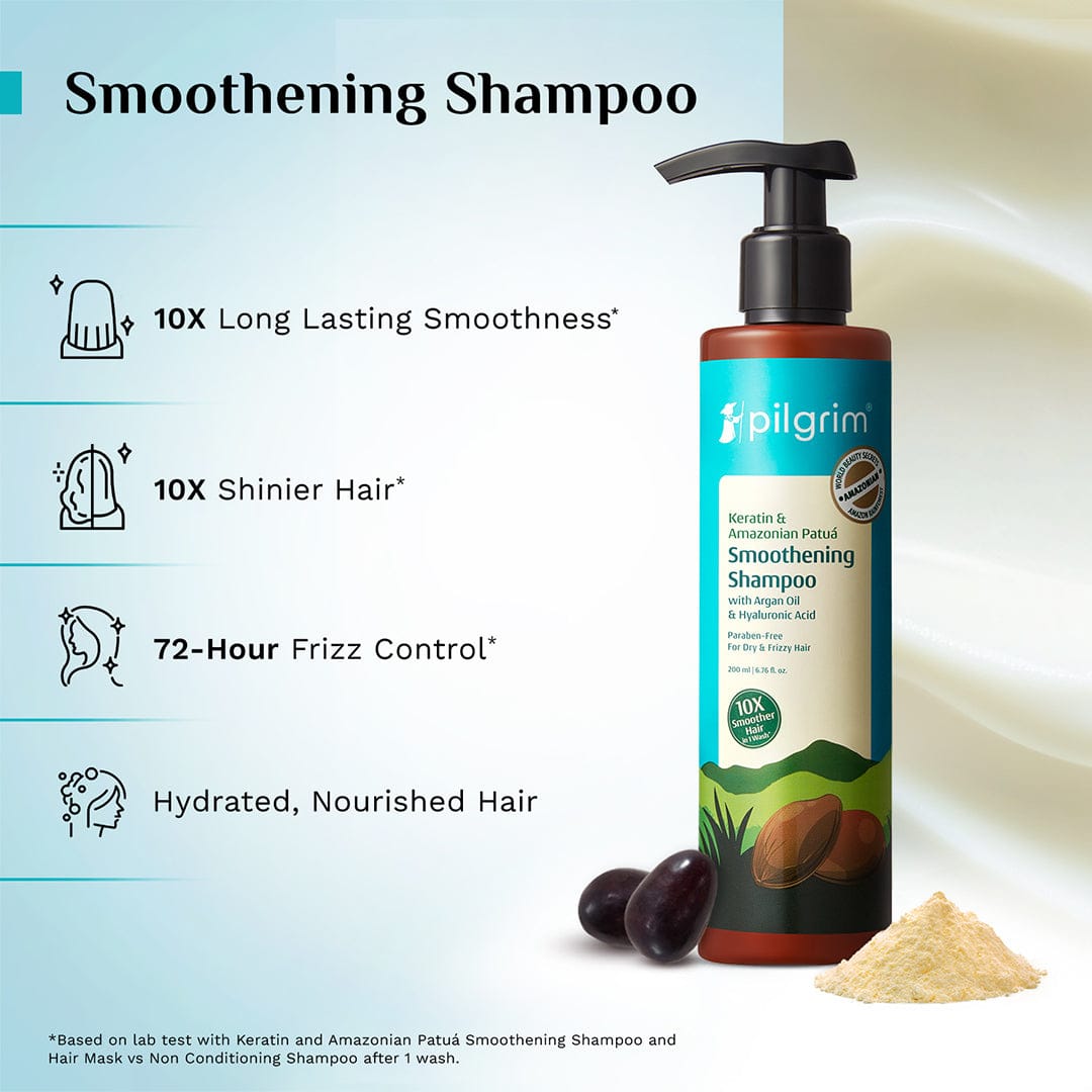 Patuá & Keratin Smoothening Shampoo & Hair Mask