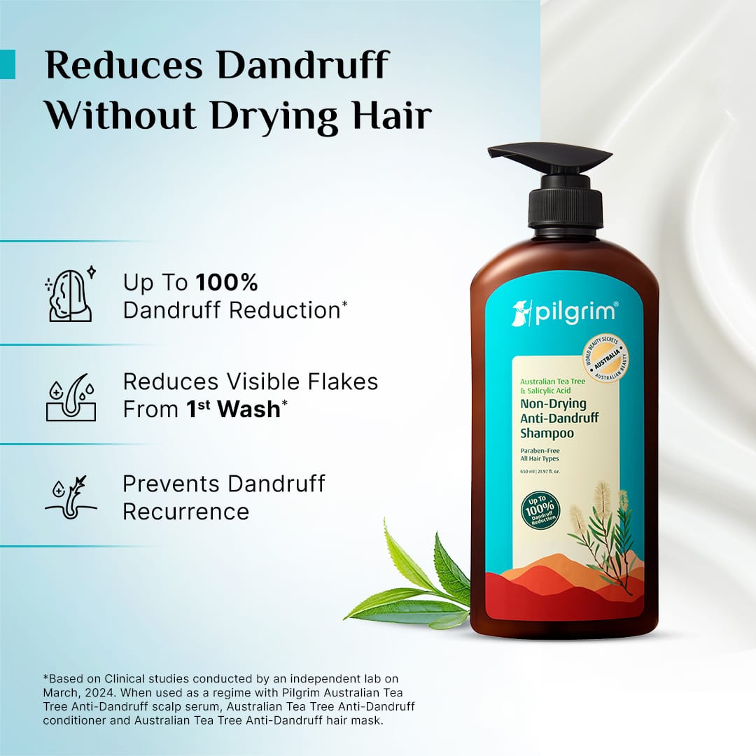 Australian Tea Tree Non-Drying Anti-Dandruff Shampoo - 650ml