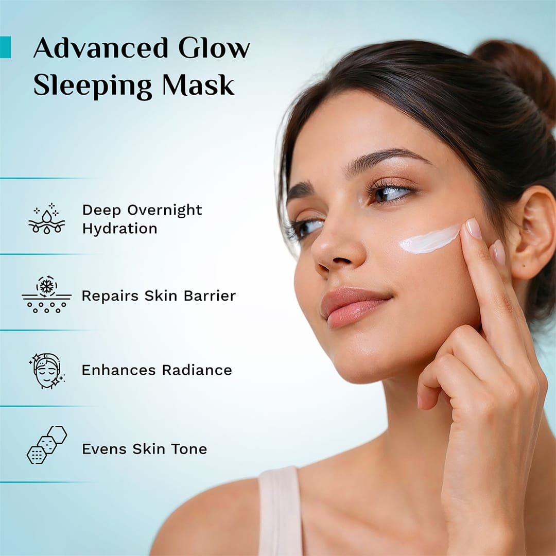 Spanish Squalane Advanced Glow Sleeping Mask with Hyaluronic Acid & Alpha Arbutin