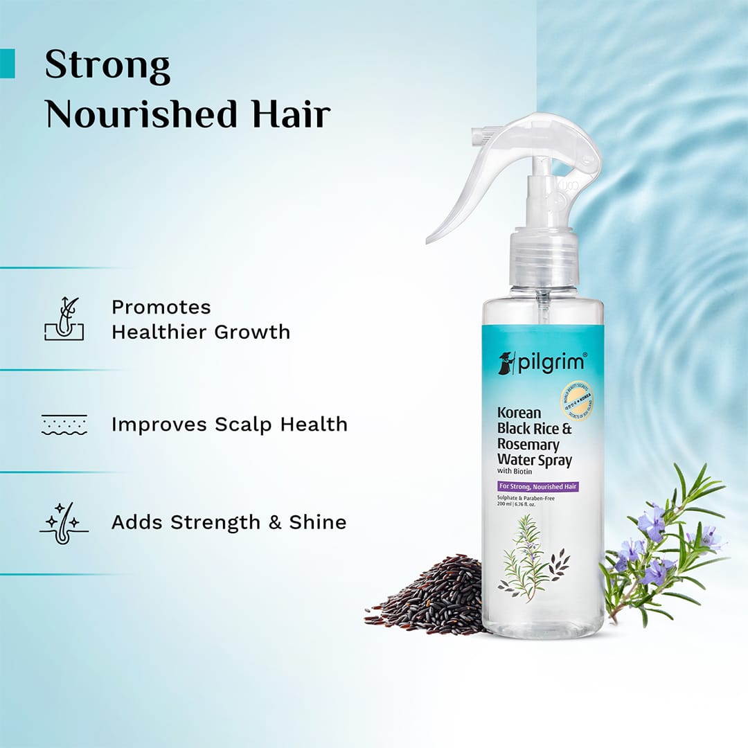 Korean Black Rice and Rosemary Water Spray With Biotin - 200ml