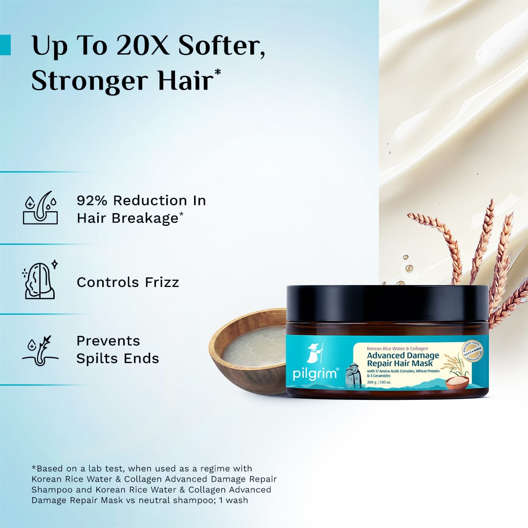 Korean Rice Water & Collagen Advanced Damage Repair Hair Mask