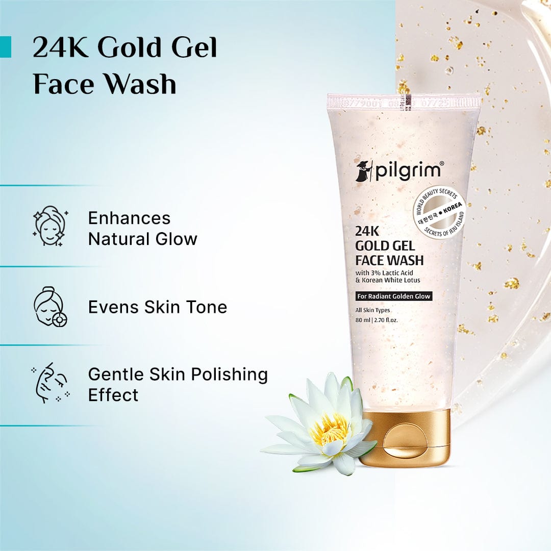 24K Gold Gel Face Wash