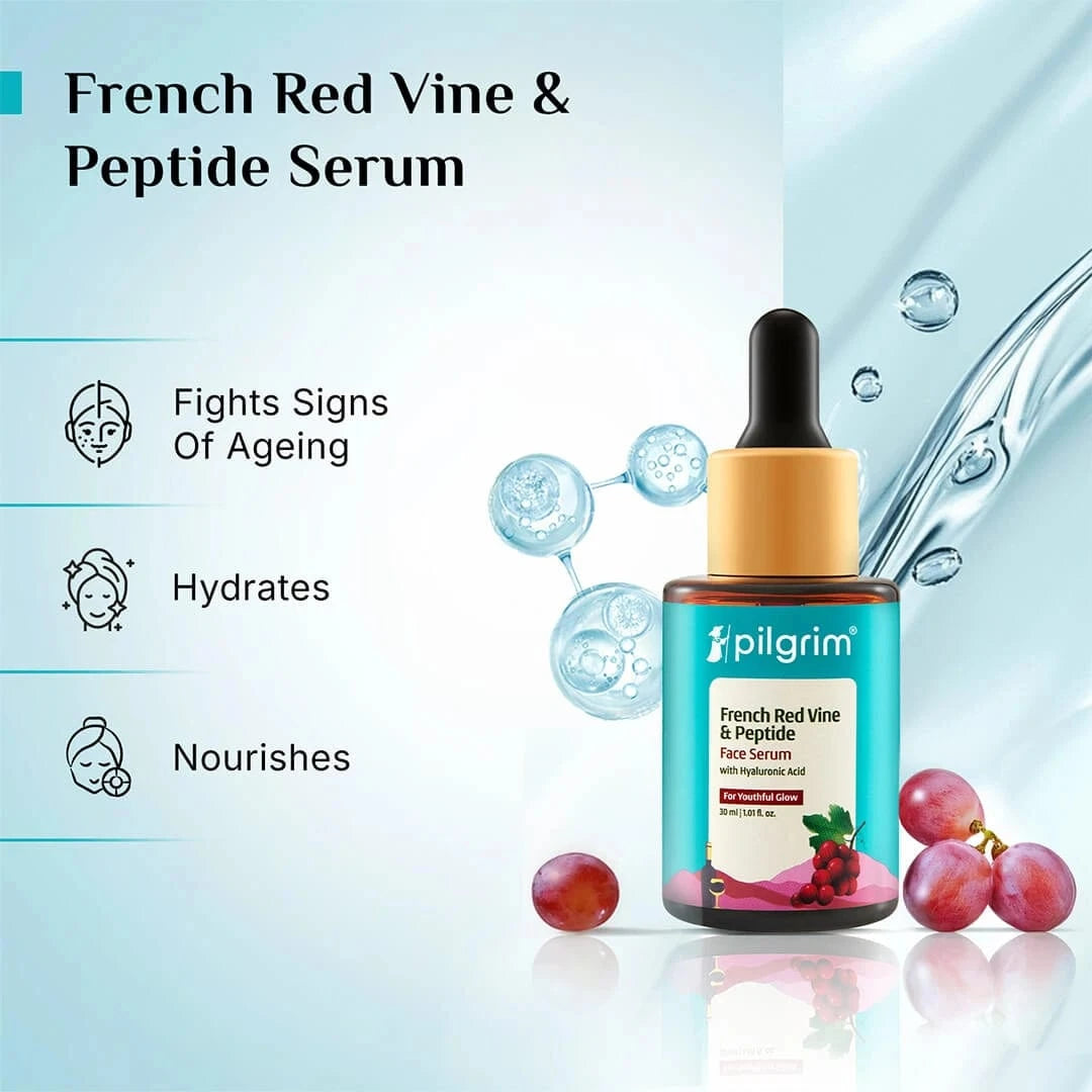 Red Vine Face Serum for Anti-Ageing!