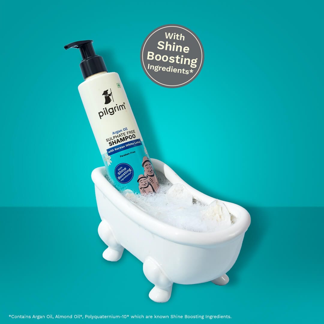 Sulphate Free Shampoo with Argan Oil, Camellia & White Lotus