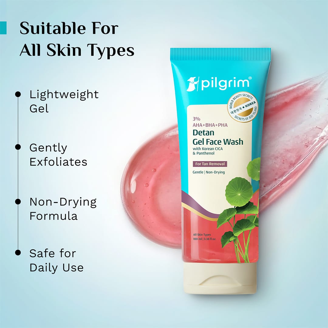 3% AHA + BHA + PHA Detan Gel Face Wash