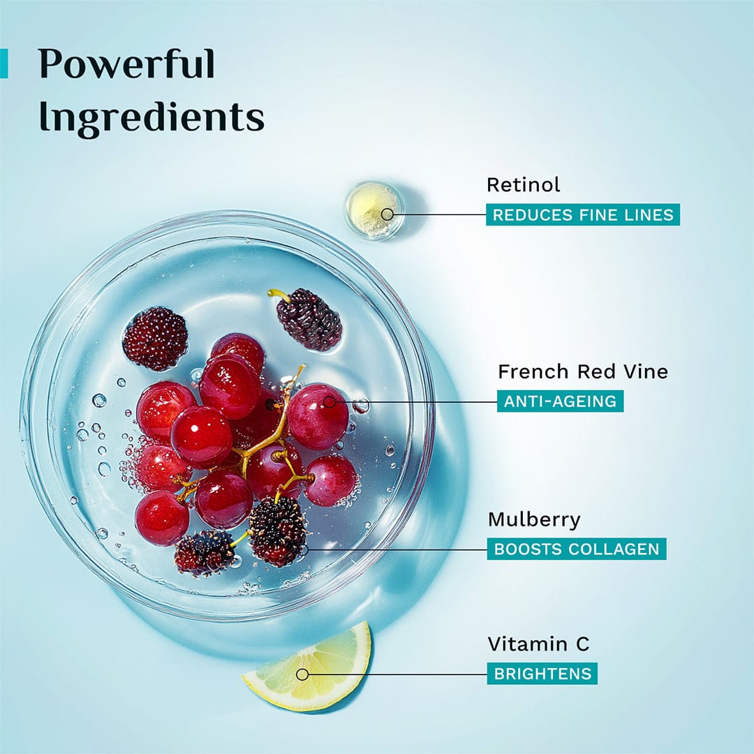 French Red Vine & Retinol Youthful Glow Night Gel Creme