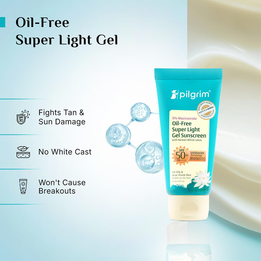 5% Niacinamide Oil-Free Super Light Gel Sunscreen SPF 50+ PA++++
