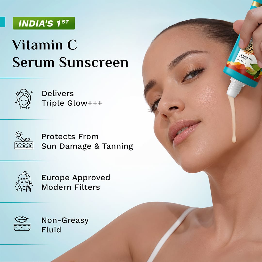 5% Vitamin C Complex Brightening Serum Sunscreen SPF 50+ PA++++