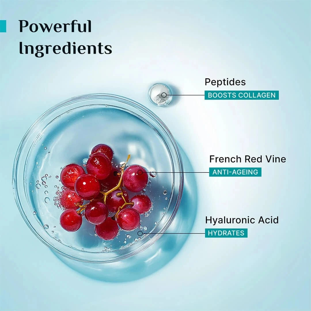 Red Vine Face Serum for Anti-Ageing!