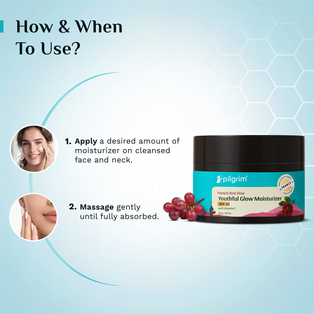 Red Vine Youthful Glow Moisturizer with Vitamin C