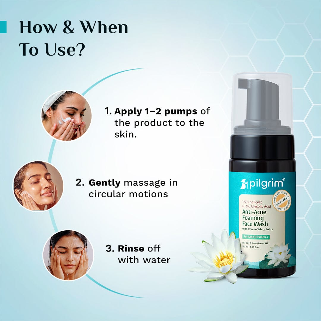 Salicylic & Glycolic Acid Foaming Face Wash