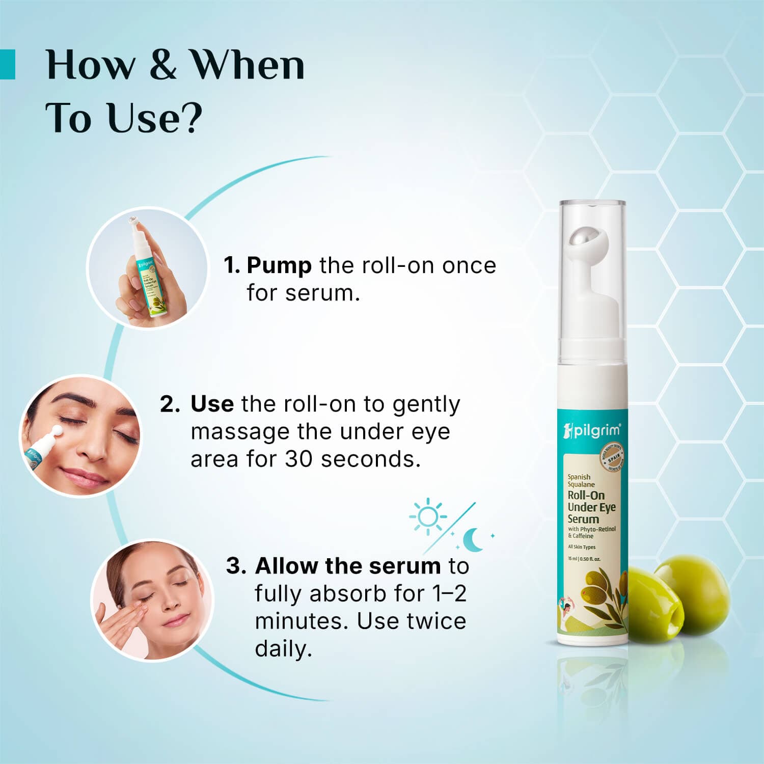 Squalane Roll-On Under Eye Serum
