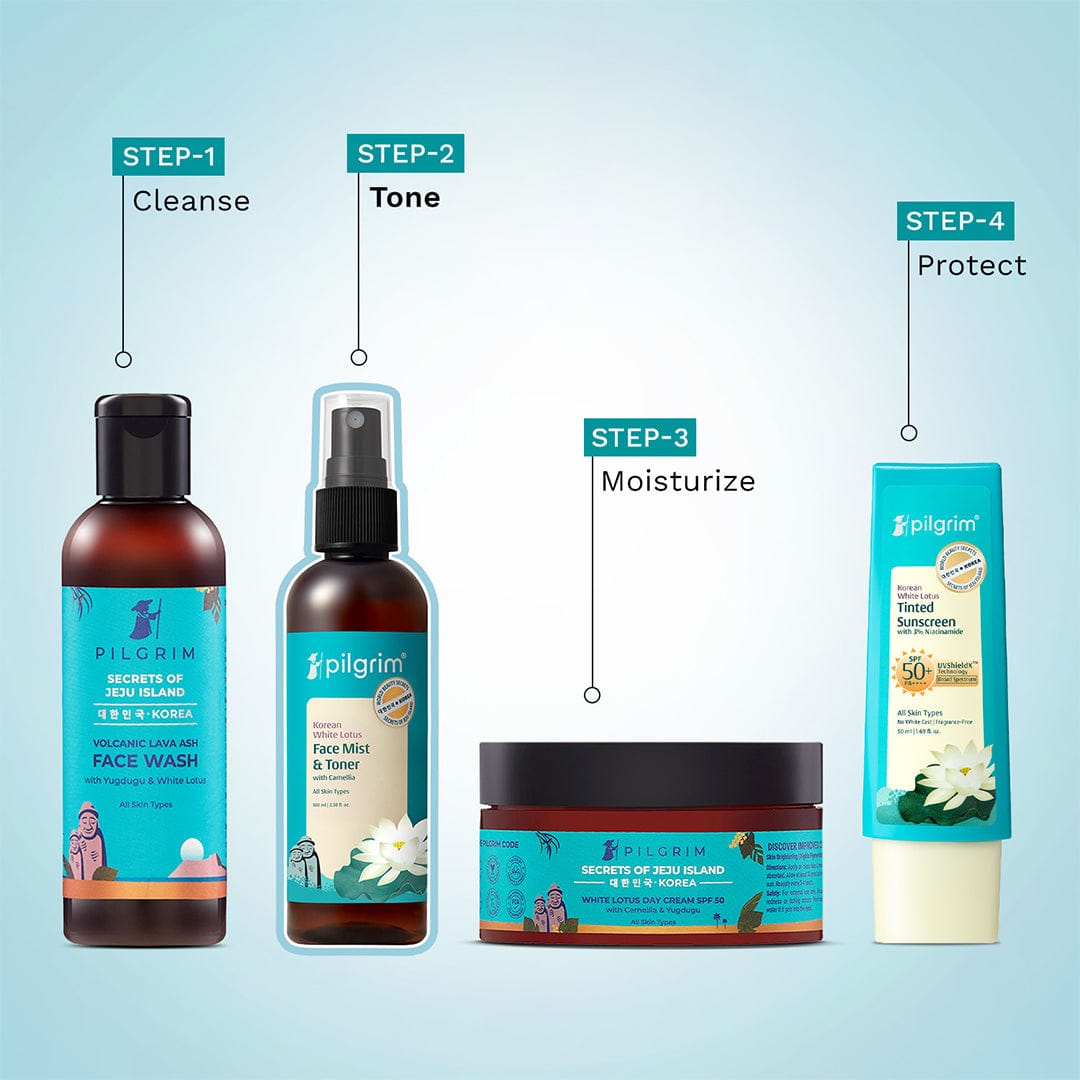 White Lotus Natural Face Mist & Toner with Camellia & Witch Hazel