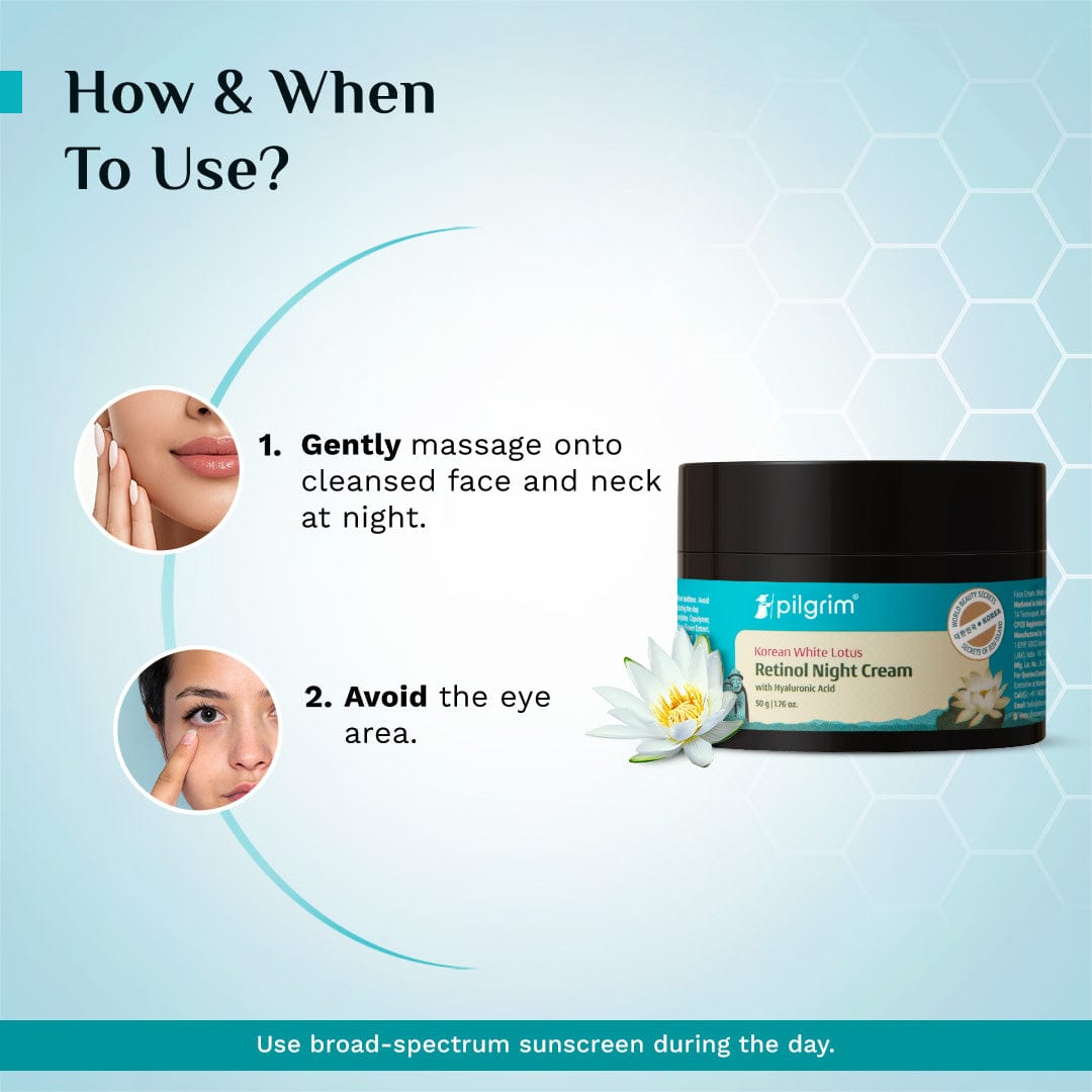 Retinol Night Cream with Vitamin C & Hyaluronic Acid