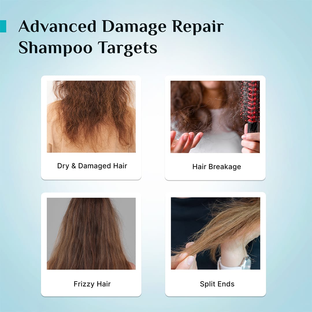 Korean Rice Water & Collagen Advanced Damage Repair Shampoo - 400ml