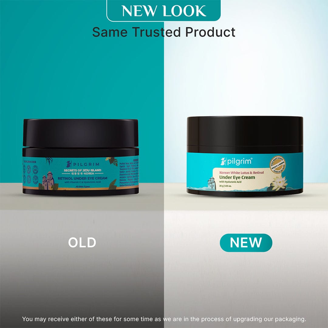 Retinol Under Eye Cream with Vitamin C & Hyaluronic Acid