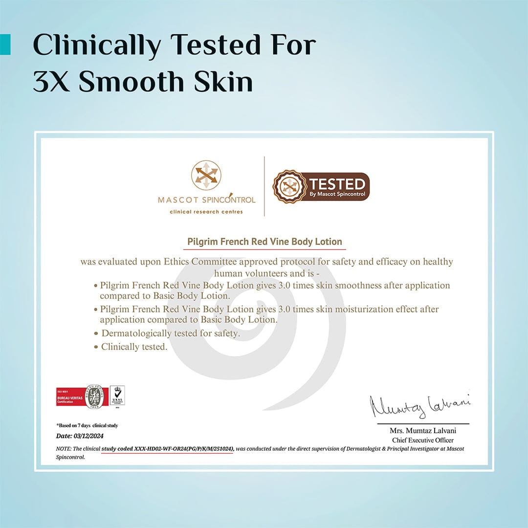 French Red Vine & Hyaluronic Acid Ultra-Smooth Body Lotion