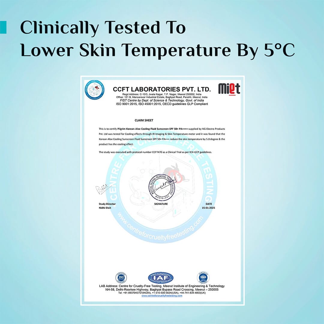 Korean Aloe Cooling Fluid Sunscreen SPF 50+ PA++++