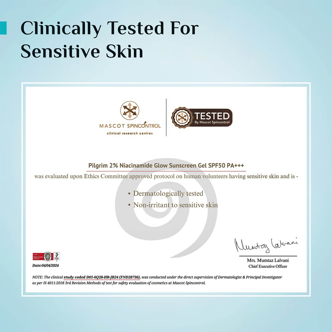 2% Niacinamide Glow Gel Sunscreen SPF 50+ PA+++