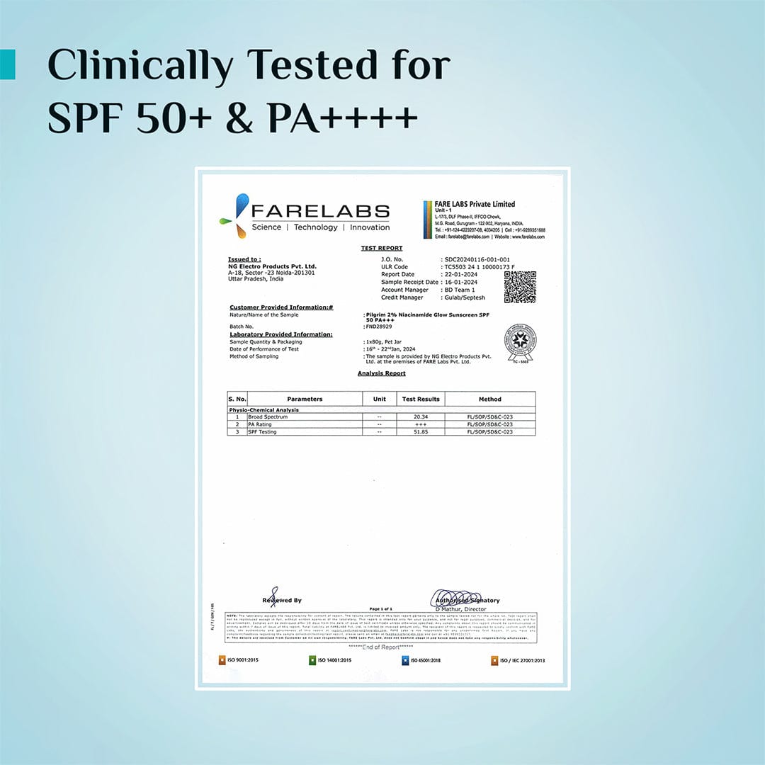 2% Niacinamide Glow Gel Sunscreen SPF 50+ PA+++