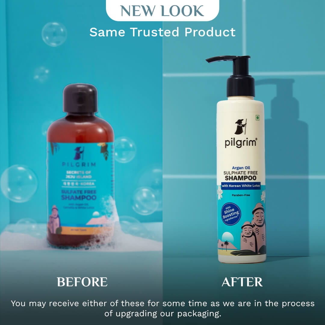 Sulphate Free Shampoo with Argan Oil, Camellia & White Lotus