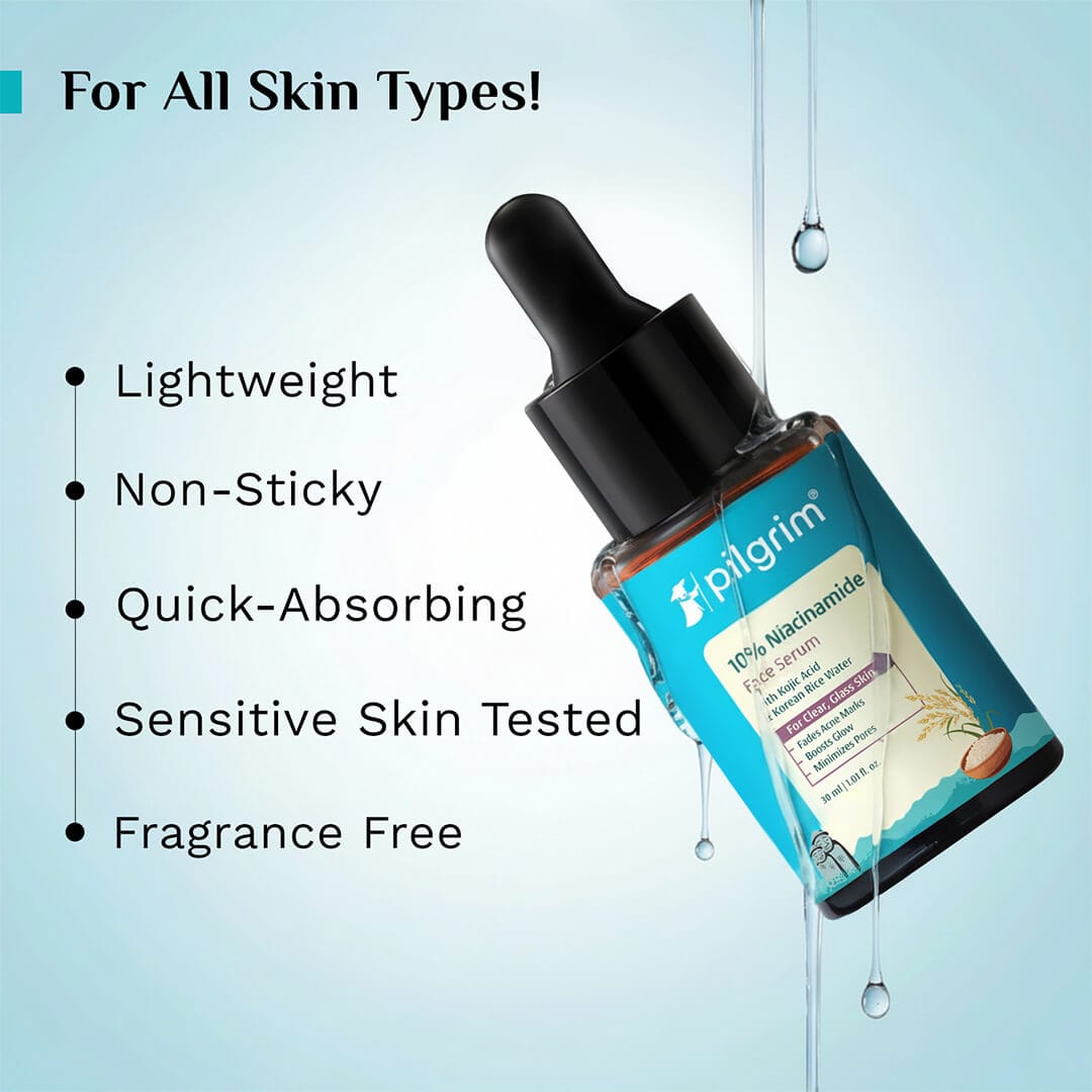 10% Niacinamide Face Serum With Kojic Acid & Korean Rice Water