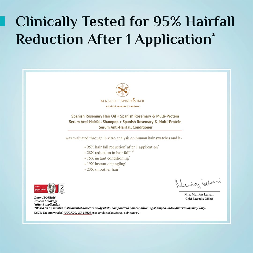Spanish Rosemary Anti-Hairfall Oil with Biotin & Triple-Oil Nourishment