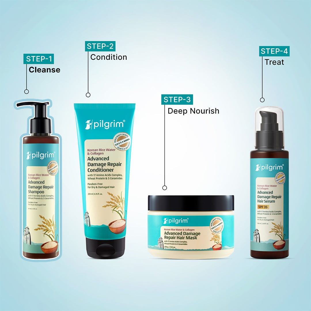 Korean Rice Water & Collagen Advanced Damage Repair Shampoo