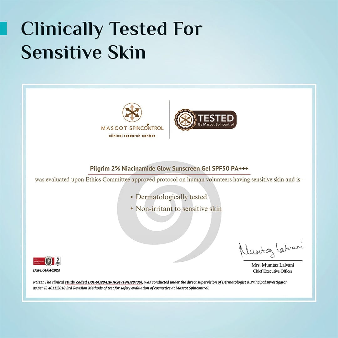 2% Niacinamide Glow Gel Sunscreen SPF 50+ PA+++