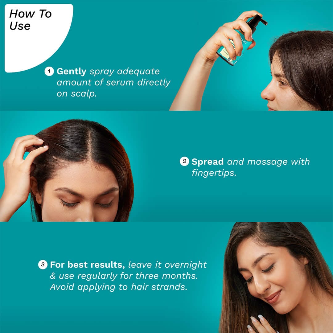 3% Redensyl & 4% Anagain Advanced Hair Growth Serum For Dandruff-Prone Scalp - 30 ml
