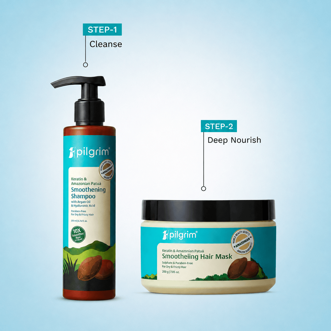 Patuá & Keratin Smoothening Shampoo & Hair Mask