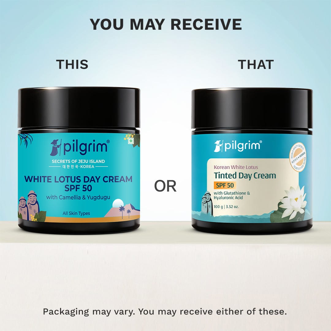 Korean White Lotus Tinted Day Cream SPF 50