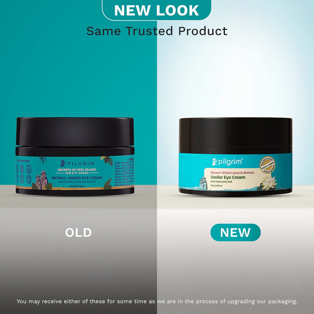 Retinol Under Eye Cream with Vitamin C & Hyaluronic Acid