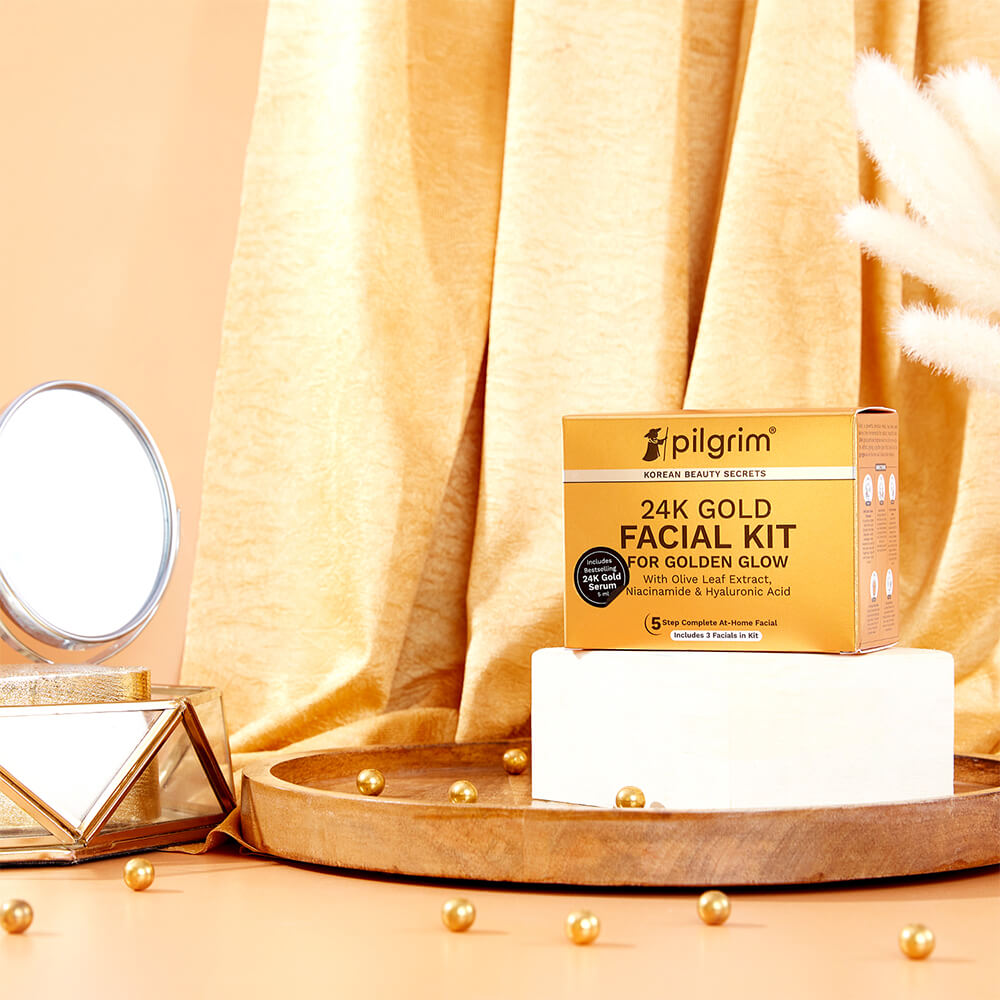 24K Gold Facial Kit For Golden Glow