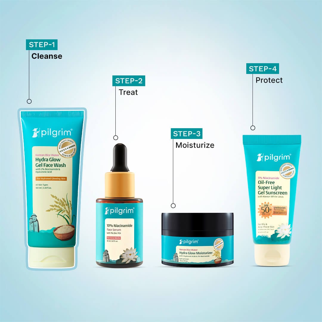 Korean Rice Water Hydra Glow Gel Face Wash