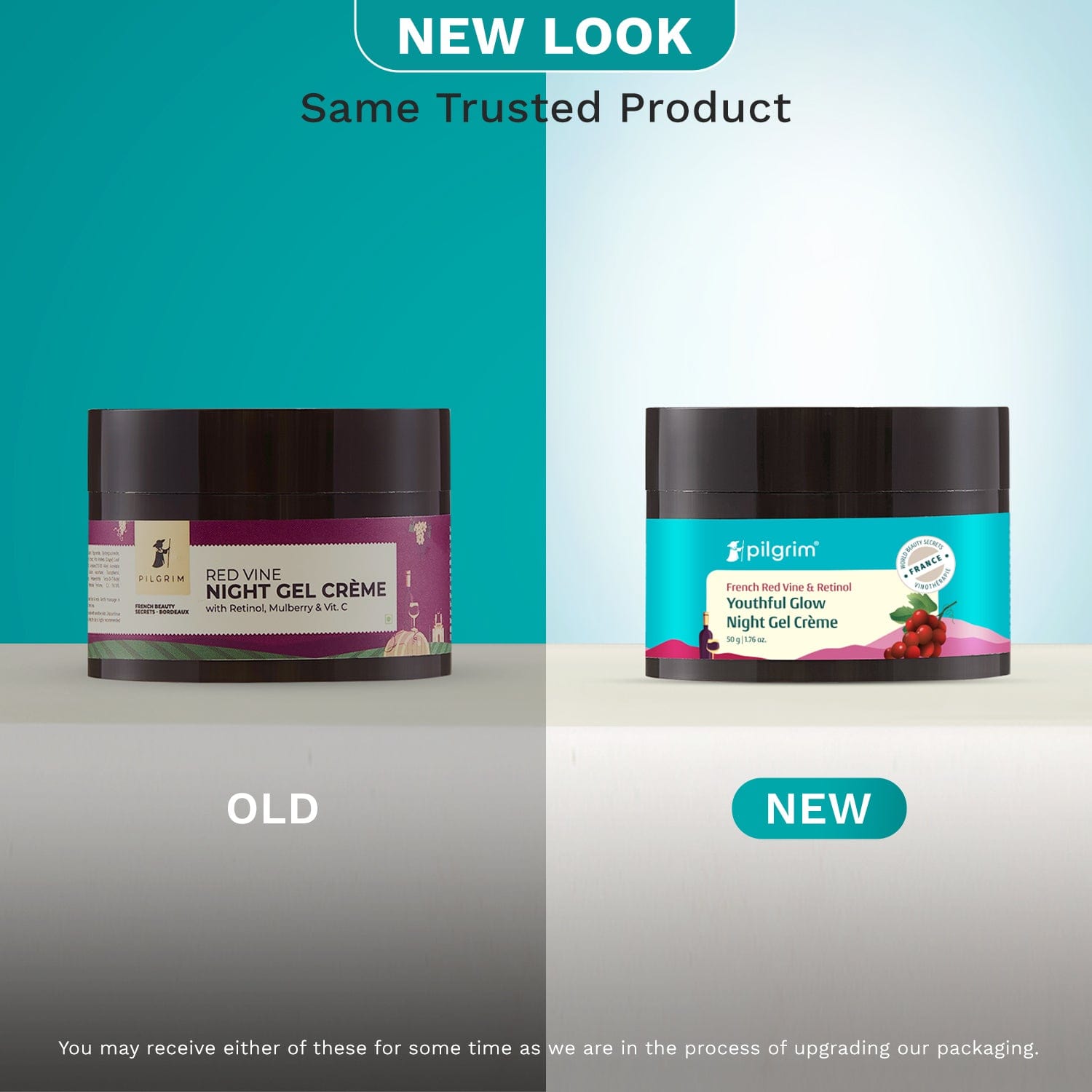 Red Vine Night Gel Crème with Retinol, Mulberry & Vit. C
